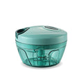 Polypropylene Mini Handy and Compact Chopper with 3 Blades for Effortlessly Chopping Vegetables and Fruits for Your Kitchen (12420, Green, 400 ml)